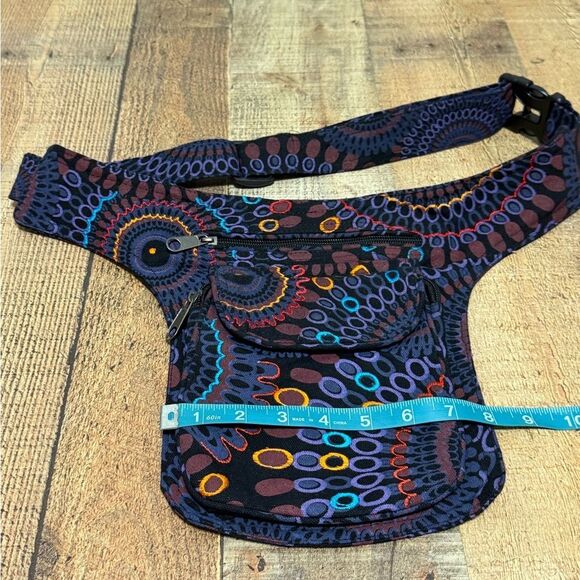 The Collection Royal Handmade Festival Waistpack Boho Hippie Bag Fanny Pack - Picture 8 of 8